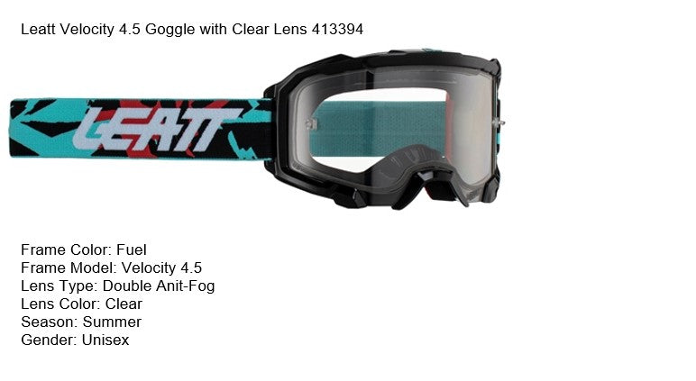 leatt velocity 4.5 goggles LEATT VELOCITY 4.5 GOGGLE